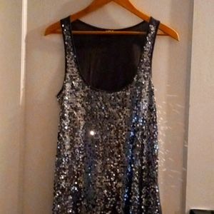 Women's Sequin Sleeveless Top